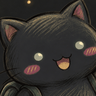 黒猫のアイコン